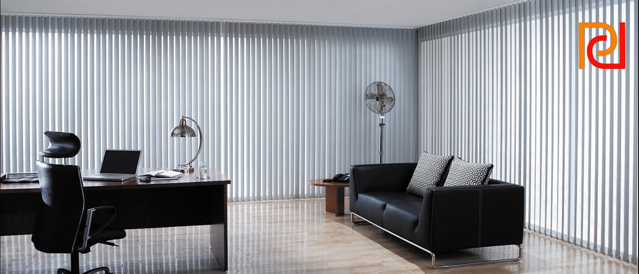 Dual-layer zebra blinds offering light control and privacy