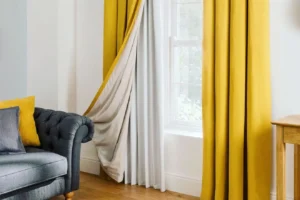 Curtain fabric comparison for monsoon season in Pune — polyester vs velvet vs cotton