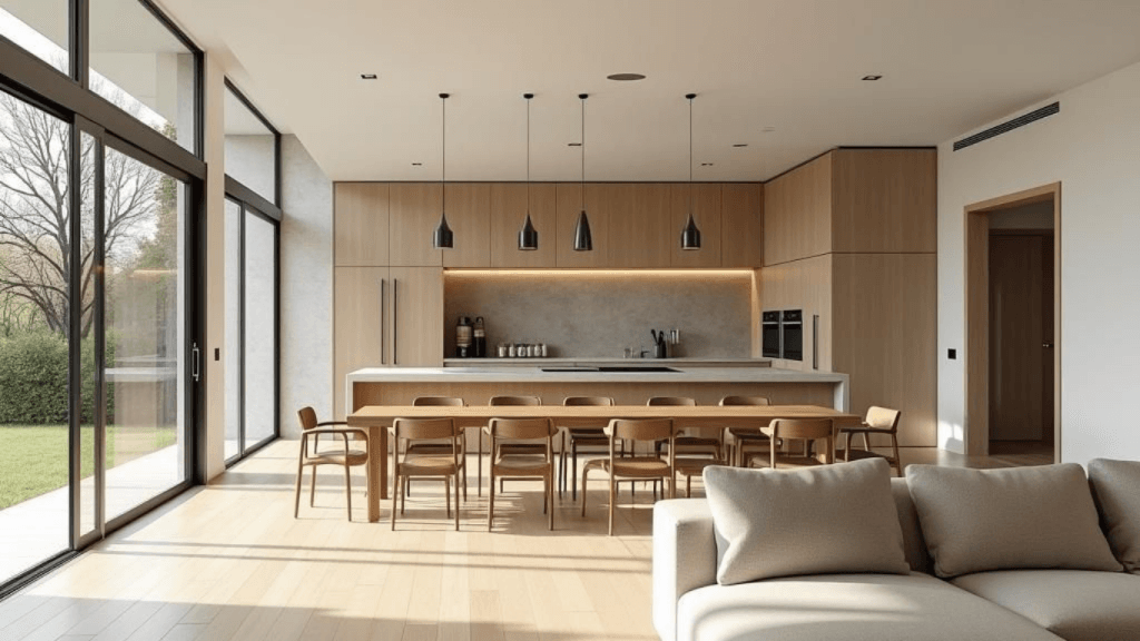 Luxury vinyl flooring in wooden finish design